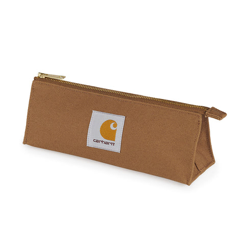 Carhartt WIP Canvas Pencil Case Hamilton Brown I034140 Degli Uberti